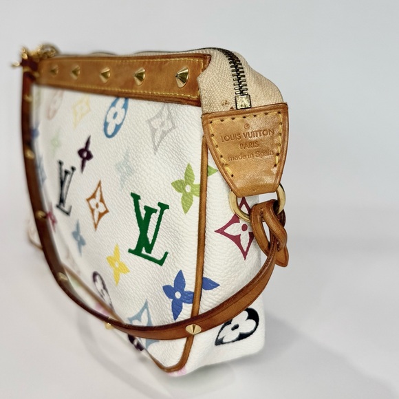 ✨SOLD✨ Vintage Louis Vuitton Murakami Multicolor Pochette - Picture 9 of 16